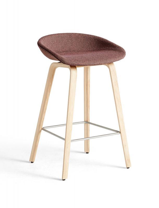 About a Stool AAS 33 / AAS33 Bar stool with full upholstery Hay